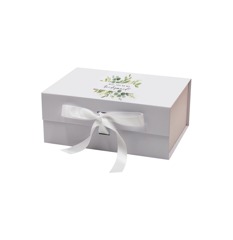 Rigid Gift Boxes With A Ribbon